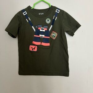 The Children's Place Dark Green Explorer Tee